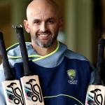 Nathan Lyon Donates Signed Bats